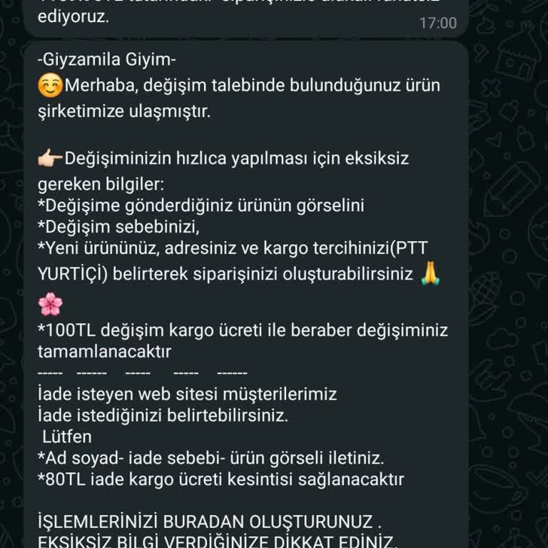 Müşteri Hizmetleri Ve Ürün Değişimi Konusunda Hayal Kırıklığı