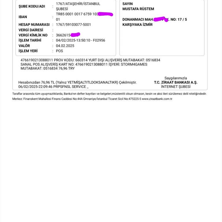 Storm4games Ücret İadesi İstiyorum