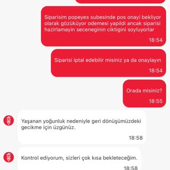 Sipariş İptali Ve Yanıltıcı Bilgilendirme Sorunu