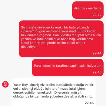 Sipariş İptali Ve Yanıltıcı Bilgilendirme Sorunu