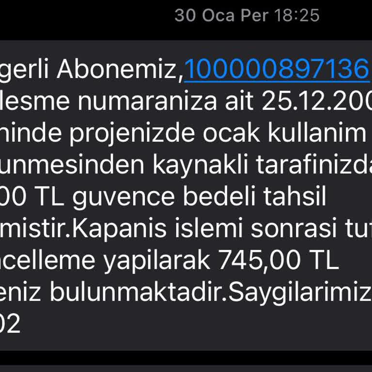 Başkent Doğalgaz Güvence Bedeli İadesinde Haksızlık
