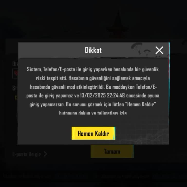 Giriş Sorunu Ve Hediye Talebi