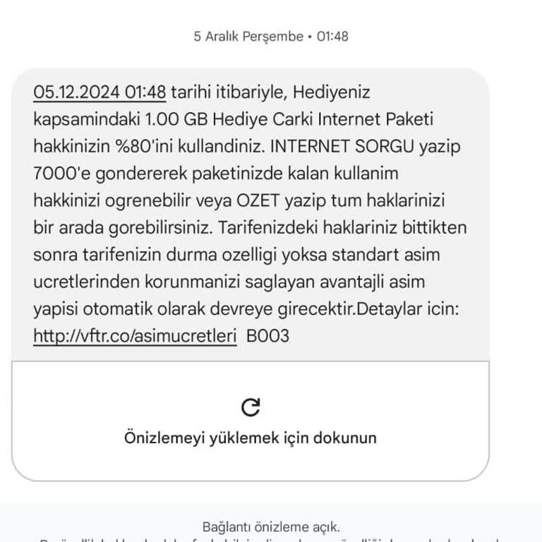 Vodafone Ek Paket İptalinde Çözüm Bulamama Sorunu