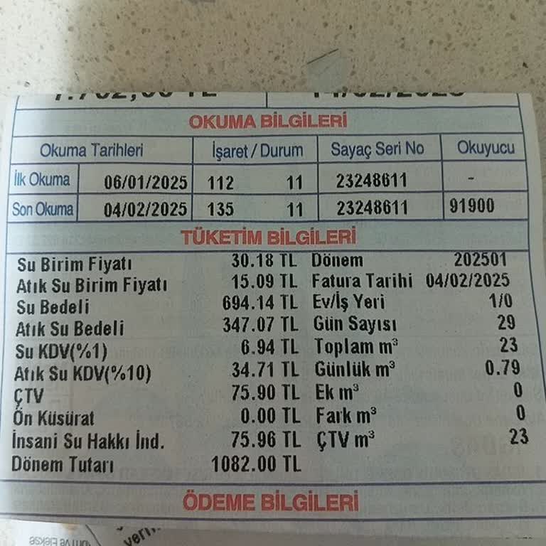 İSKİ Faturasında Haksız Atık Su Bedeli Ve KDV İtirazı