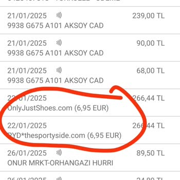 Hesabımdan İzinsiz Para Çekimi