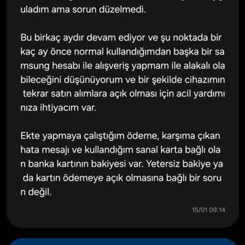 Samsung Store'da Sürekli B7002 Hatası Ve Çözüm Eksikliği