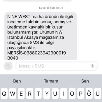 Nine West Ayakkabıda Kalite Sorunu Ve Müşteri Hizmetleri Hayal Kırıklığı