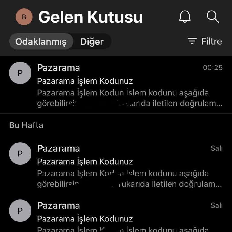 Yetkisiz İşlem Bildirimi: Pazarama'dan Gelen Yanıltıcı E-postalar