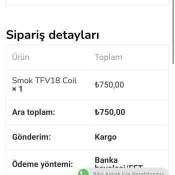 Ödeme Yapıldı, Ürün Gönderilmedi: Smokbuhar.com Mağduriyeti