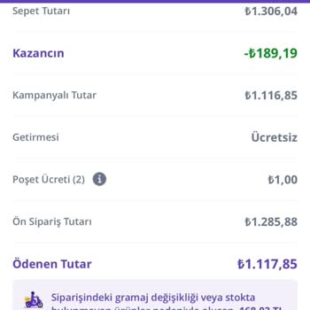 Getir'de Şaşırtıcı Ekstra Ücretler Ve İade Sorunları
