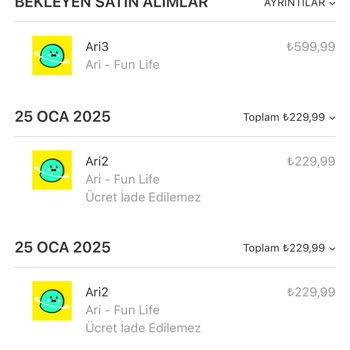 Yanıltıcı Uygulama Ücret Kesintisi