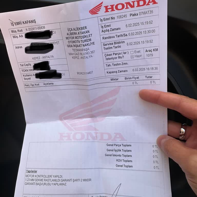 Honda PCX 125: Rodaj Sonrası Sarsıntı Sorunu