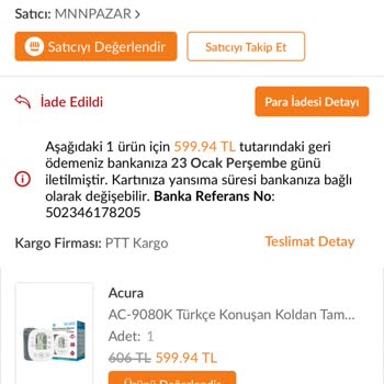 İade Sürecinde Gecikme Ve Belirsizlik