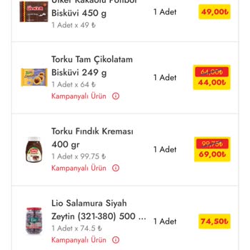 Kampanya Ürünlerinin Yüklenmemesi Ve Yetersiz Müşteri Hizmetleri