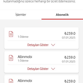 Vodafone Üyelik Hatası: Onaysız İşlem Ve İade Sorunu