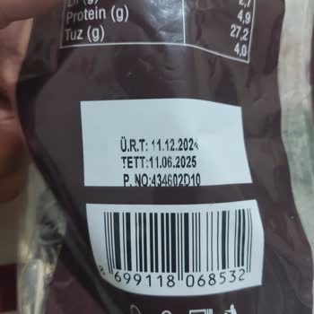 Çerezya Dakota Çekirdeği Ürünü İçinde Salyangoz Şoku