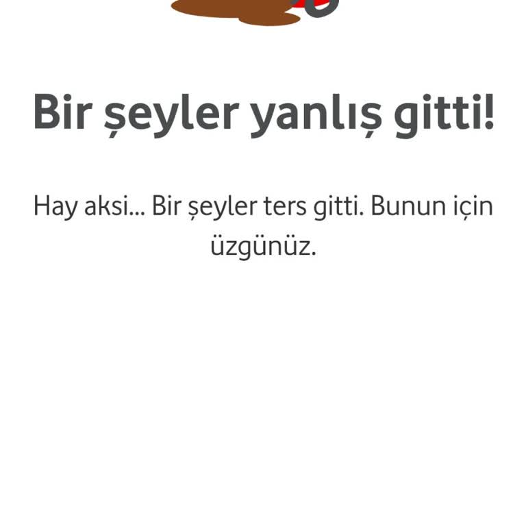 Vodafone Hediye Çarkı Sürekli Hata Veriyor