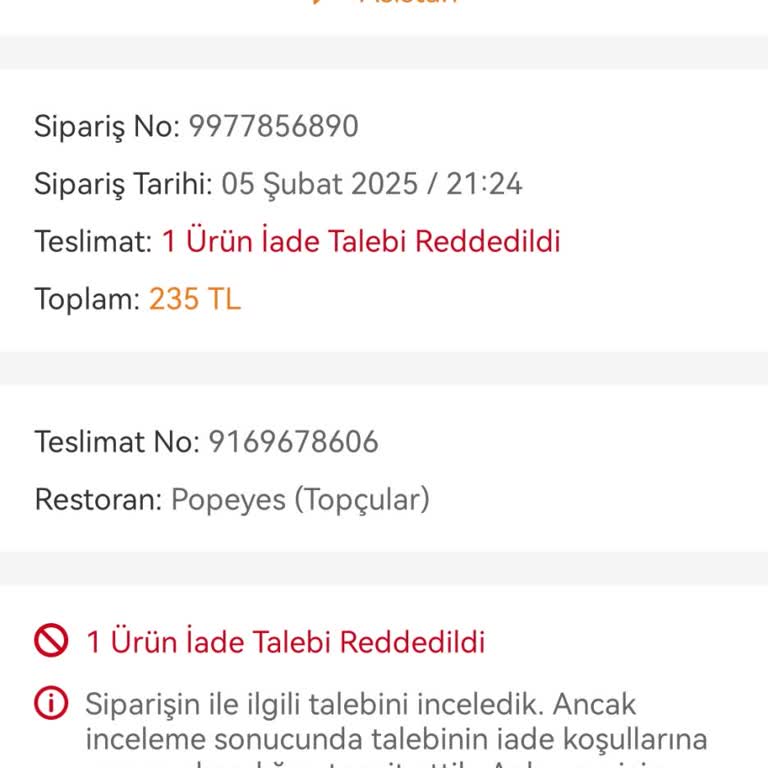 Yanlış Sipariş Ve İade Sorunu: Trendyol Yemek Hayal Kırıklığı