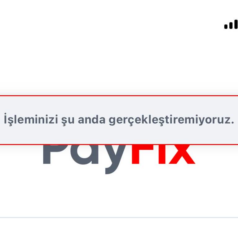 Payfix Hesabına Erişim Sorunu