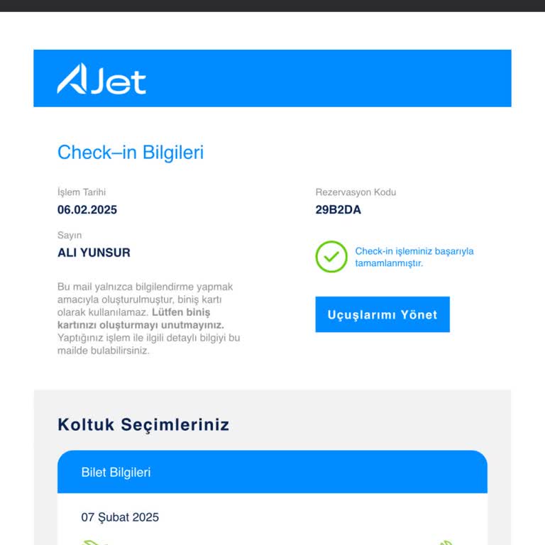 Online Check-in Hatası Yüzünden Uçağı Kaçırdım