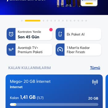 Turkcell İnternet Paketim Gece Yarısı Tükeniyor