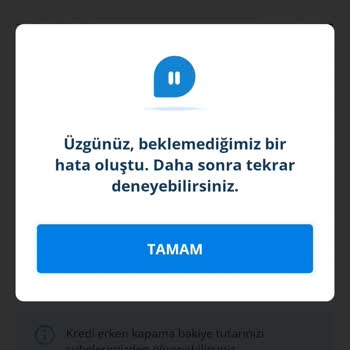 Ödeme Sistemindeki Hata Nedeniyle Banka Sicilim Bozuldu