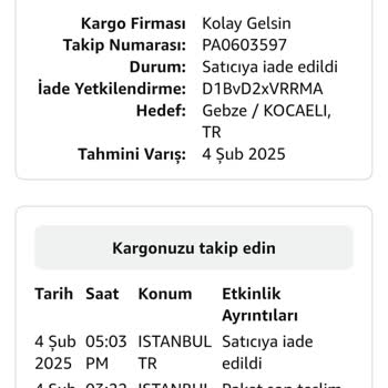 Amazon İade Sürecinde Gecikmeler Ve Müşteri Hizmetleri Sorunu