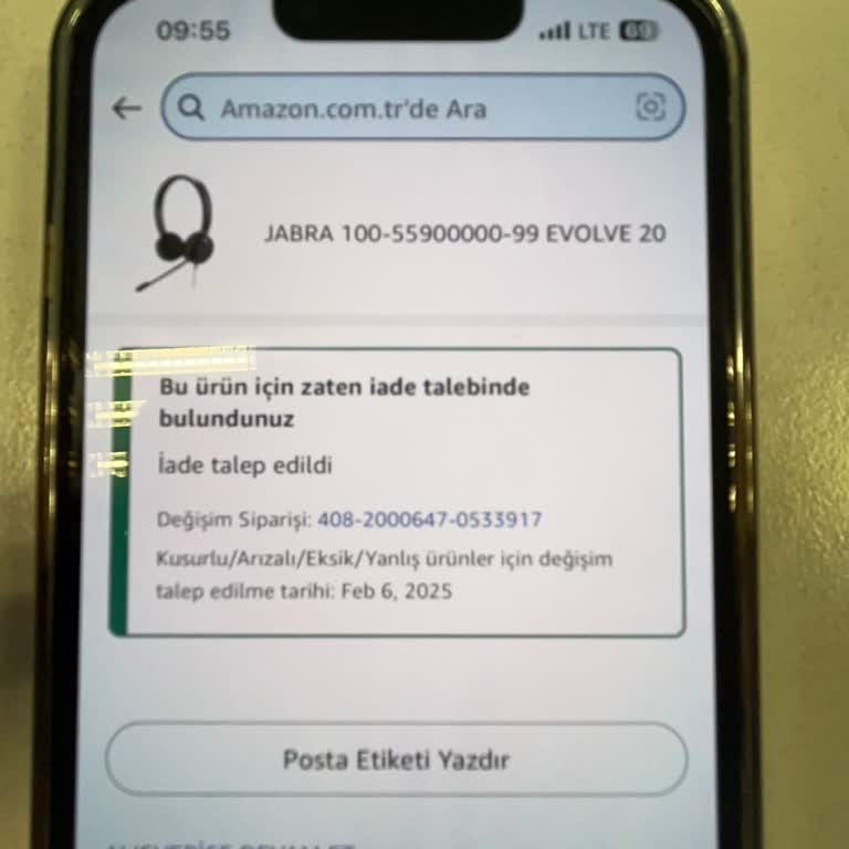 Kusurlu Jabra Kulaklık Ve Yetersiz İade Süreci