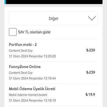 Vodafone'da İstenmeyen Üyelikler Ve Yüksek Fatura Şoku
