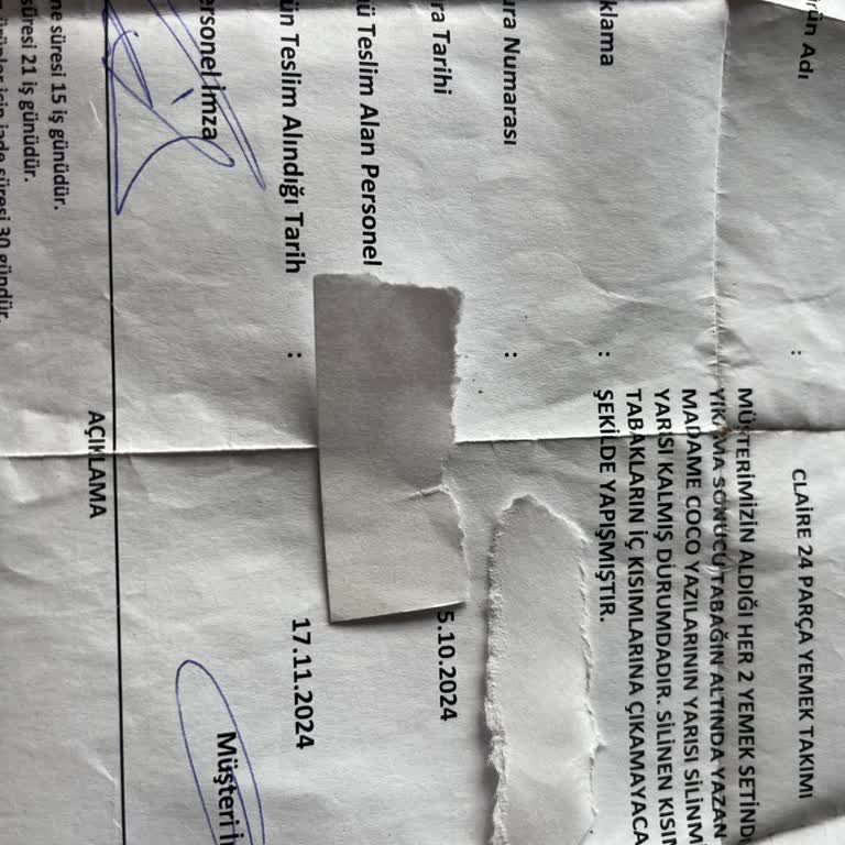 İnceleme Sürecinde Kaybolan Ürün