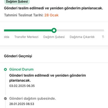 Teslim Edilmeyen Kargo Ve Şube İşgüzarlığı