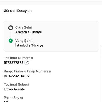 Teslim Edilmeyen Kargo Ve Şube İşgüzarlığı