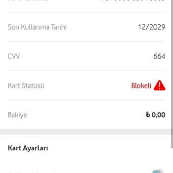 Vodafone Pay'de Bloke Edilen Para İadesi Sorunu