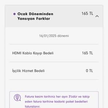 Digiturk'ten Haksız HDMI Kablo Ücreti Talebi