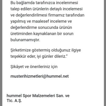 Hummel Eşofman Altında 5 Günde Tüylenme Sorunu