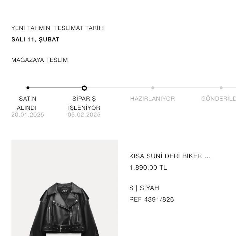 Zara'dan Sipariş Edilen Ürün 3 Haftadır Gelmedi, İletişim Yok