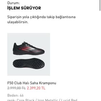 Adidas'tan Alınan Ürünler Kargolanmıyor Ve İptal Edilemiyor