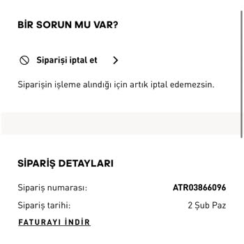 Adidas'tan Alınan Ürünler Kargolanmıyor Ve İptal Edilemiyor