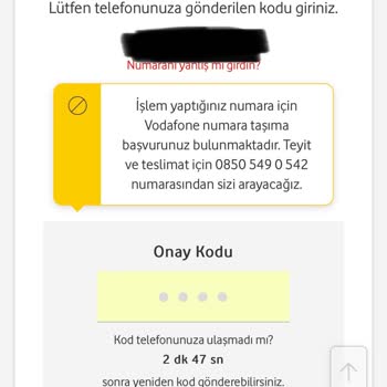 Vodafone Online İşlemlerinde Yanıltıcı Reklam Ve İletişim Sorunu