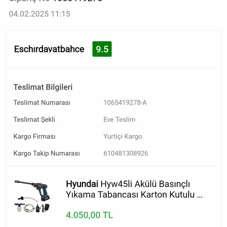 Eksik Ve Uyumlu Olmayan Ürün Parçaları