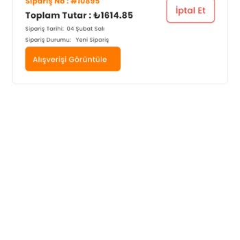 İletişim Sorunları Ve İptal Edilemeyen Sipariş