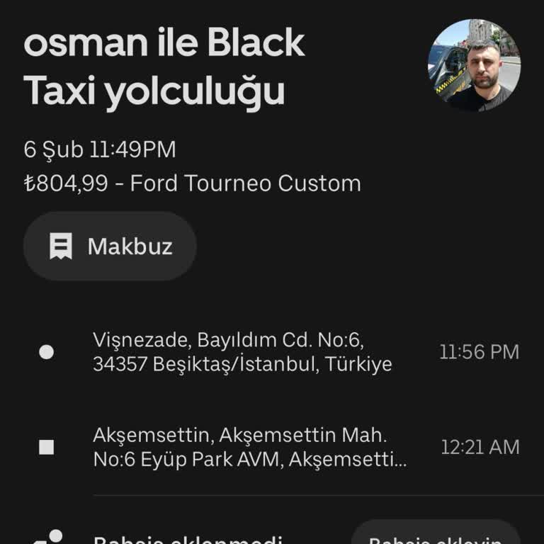 Uber Yolculuğunda Beklenmedik Ücret Artışı