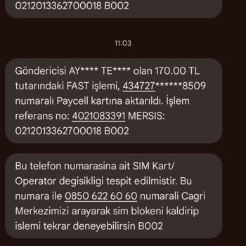 Paycell Hesabımda Para Ve İşlemler Görünmüyor