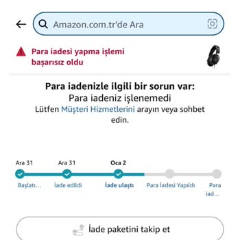 Amazon'dan İade Sürecinde Yaşanan Sorunlar Ve Yanlış Bilgilendirme