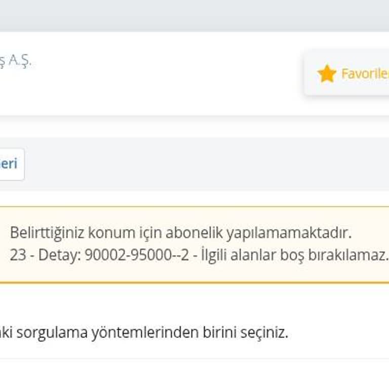 Elektrik Aboneliği Sorunu Ve Acil Çözüm Talebi
