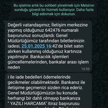TCDD Bilet İadesinde Yaşanan Sorunlar