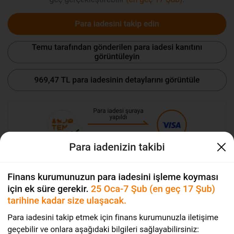 Geciken Para İadesi Ve Sürekli Değişen Tarihler
