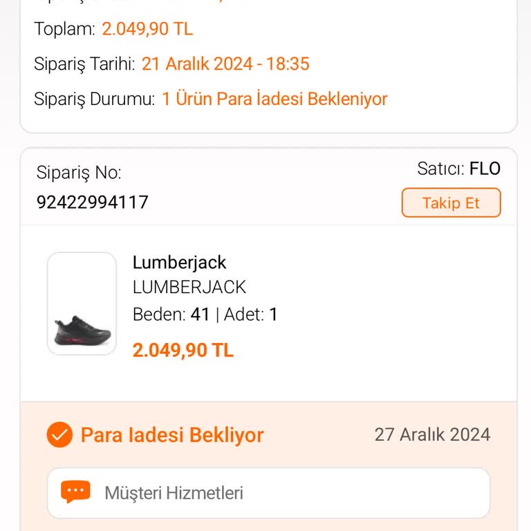 Yanlış İade Tutarı Ve Yavaş Müşteri Hizmetleri