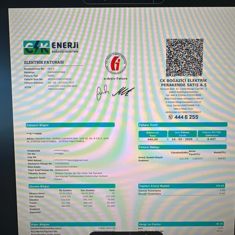 Yanlış Adrese Gönderilen Elektrik Faturası Sorunu