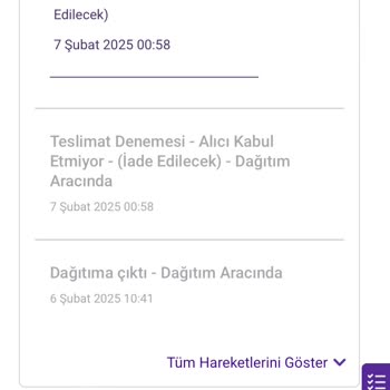 Teslimat Sorunu Ve Yanıltıcı Bilgilendirme
